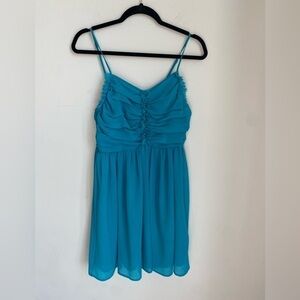 010 NEW Doo.Ri for Impulse Cocktail Dress New with Tags NWT Size 8 Teal Blue
